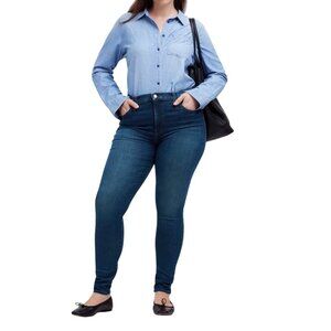 Madewell Womens 10" High-Rise Skinny Jeans Size 34 Blue Denim